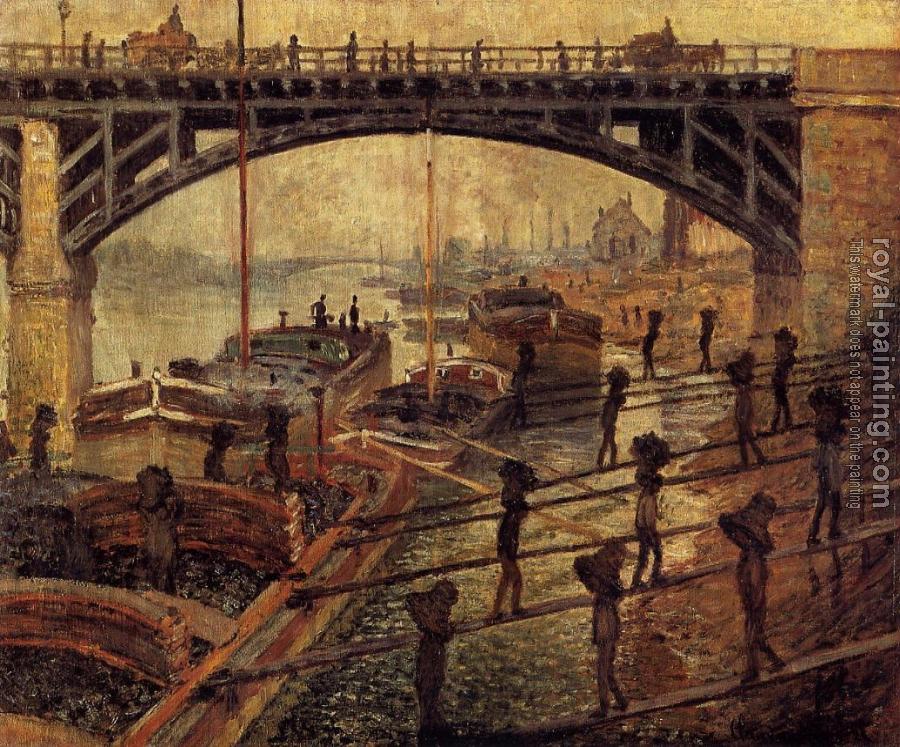 Claude Oscar Monet : Coal Dockers